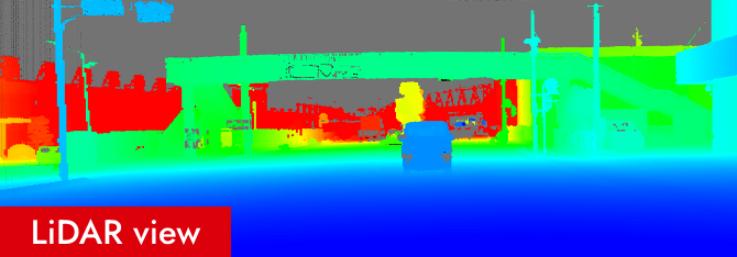 LiDAR view