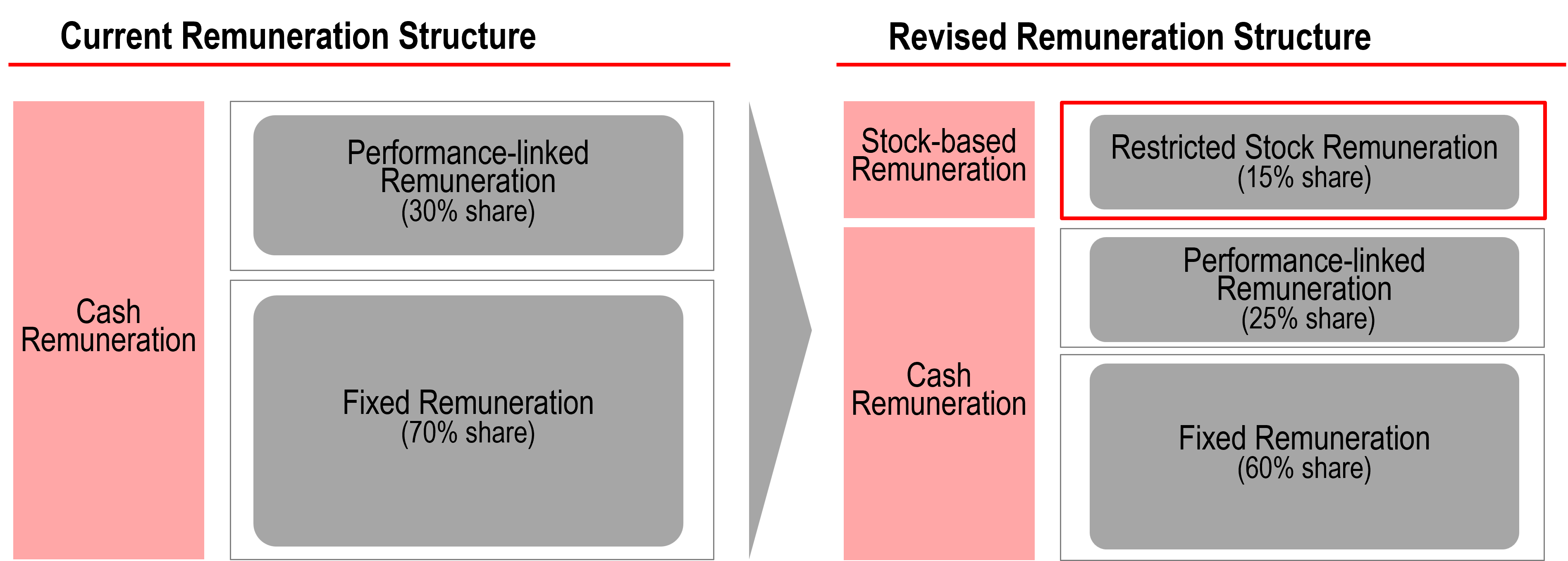 Image of the Remuneration Plan for Directors (at 100% Target Achievement)